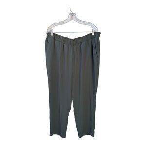 A New Day Women's Olive Green Relaxed Fit Trousers Tapered Size XXL